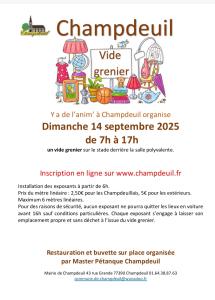 Vide-greniers - Champdeuil