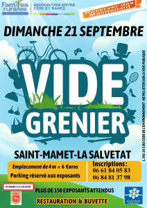 Vide-greniers - Saint-Mamet-la-Salvetat