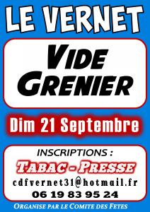 Vide-greniers - Vernet