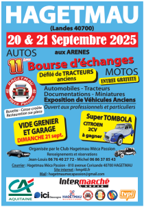 Bourse d'échanges autos, motos tracteurs - Hagetmau