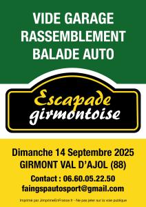 Escapade Girmontoise : Vide Garage, Rassemblement Auto/Moto - Girmont-Val-d'Ajol