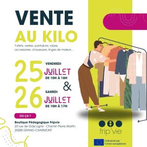 Vente au kilo de vetements