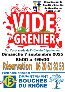 VIDE GRENIERS DE LA RENTREE A SAINT JUST MARSEILLE