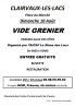 Vide-greniers - Clairvaux-les-Lacs