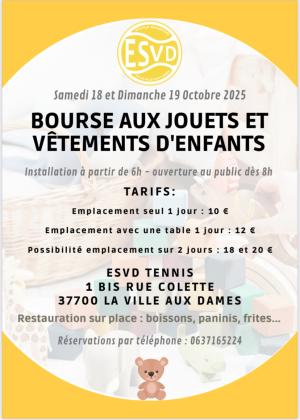 BOURSE AUX JOUETS LA VILLE AUX DAMES