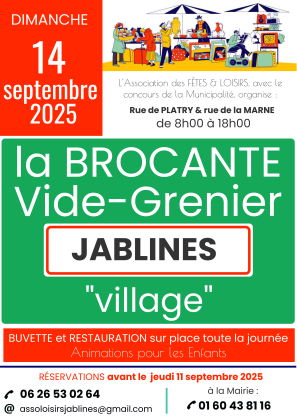 Brocante Vide Grenier de Jablines 
