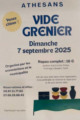Vide-greniers - Athesans-Étroitefontaine
