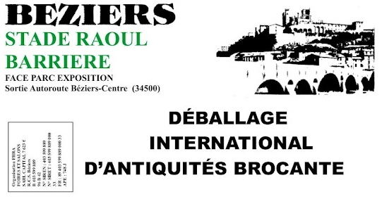 Déballage marchand d'antiquités-brocante - Béziers