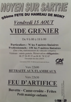 Vide-greniers - Noyen-sur-Sarthe