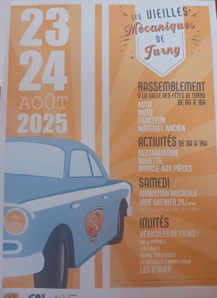 Rassemblement vieilles mécaniques, Vide-greniers - Turny