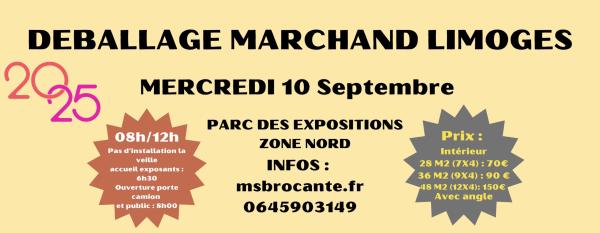 Déballage marchand - Limoges