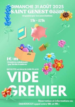 Vide-greniers - Saint-Genest