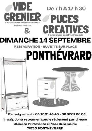 Puces créatives + vide-grenier - Ponthévrard