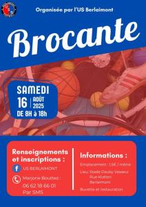 BROCANTE TERRAIN DE FOOTBALL DE BERLAIMONT