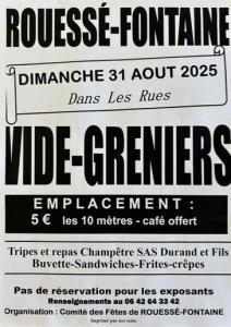 Vide-greniers - Rouessé-Fontaine