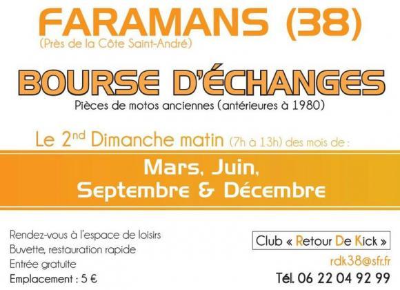 Bourse d'échanges moto club de Faramans