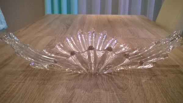 Coupe en verre épais vintage art contemporain