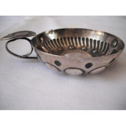 Tastevin métal argenté