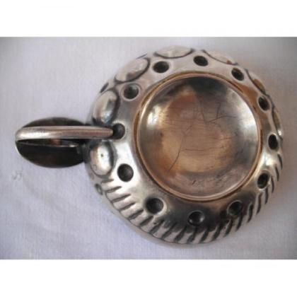 Tastevin métal argenté