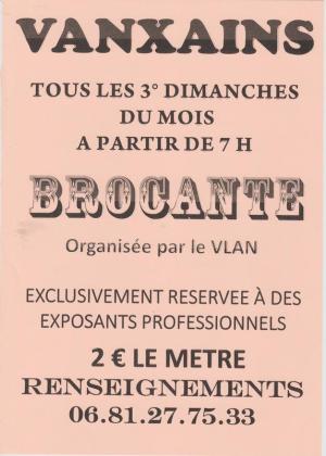 Brocante de Vanxains