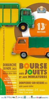 13e bourse aux jouets et miniatures - Dompierre-sur-Besbre