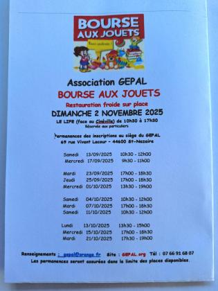 Bourse aux jouets - Saint-Nazaire