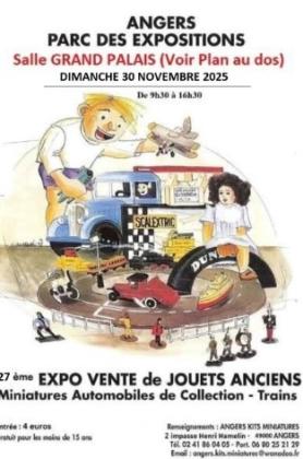 27e exposition-vente de jouets anciens, miniatures automobiles de collection - Angers