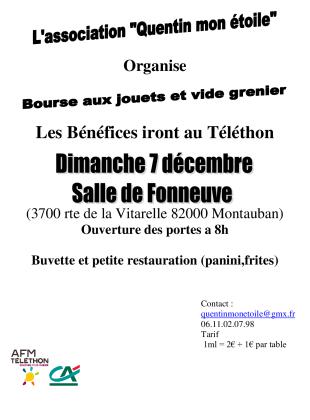 vide grenier bours aux jouets