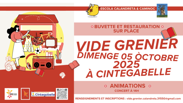 Vide Grenier Cintegabelle 05/10/25