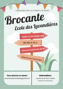 Brocante de l'école des Lavandières