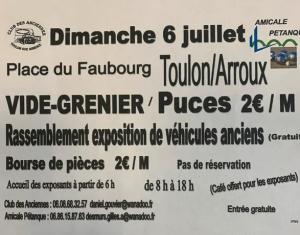 Vide Grenier & expo véhicule de collection - Toulon-sur-Arroux