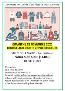 Bourse aux jouets et puériculture - Vaux-sur-Aure