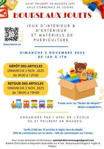 Bourse aux jouets - Saint-Philbert-en-Mauges