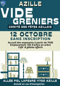 Vide Greniers du Comité des Fêtes Azillois