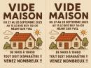 vide maison le 27 et 28/09/2025