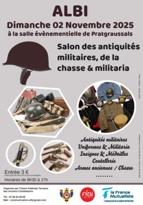 Salon des antiquités militaires, de la chasse et militaria - Albi
