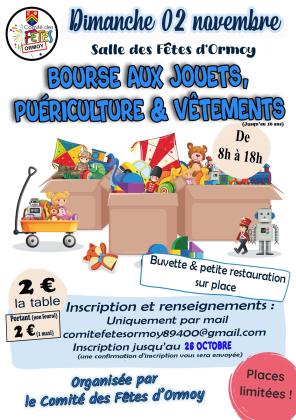 Bourse aux jouets - Ormoy