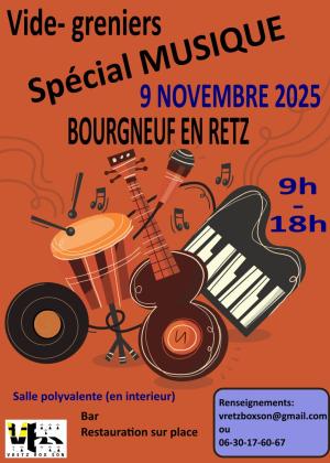 Vide-greniers spécial musique - Bourgneuf-en-Retz