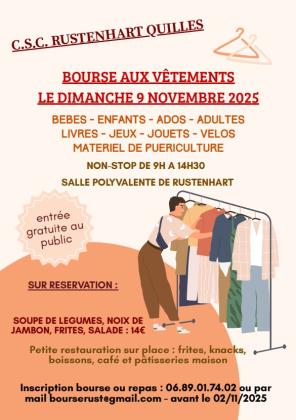 Bourse aux vêtements - Rustenhart