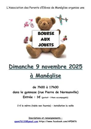Bourse aux jouets - Manéglise