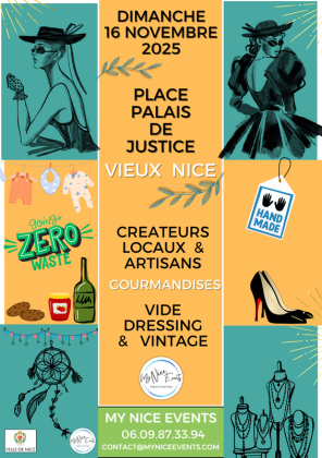 GREEN MARKET au VIEUX NICE: Créateurs locaux, Artisans + Vide Dressing