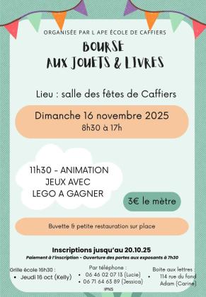 Bourse aux jouets - Caffiers
