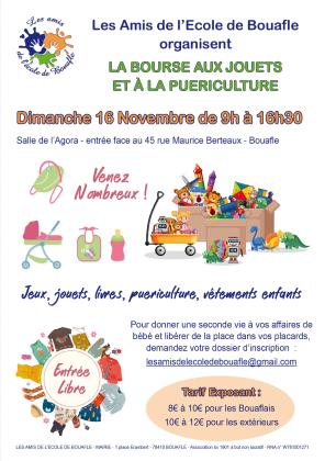 Bourse aux jouets et à la puériculture - Bouafle
