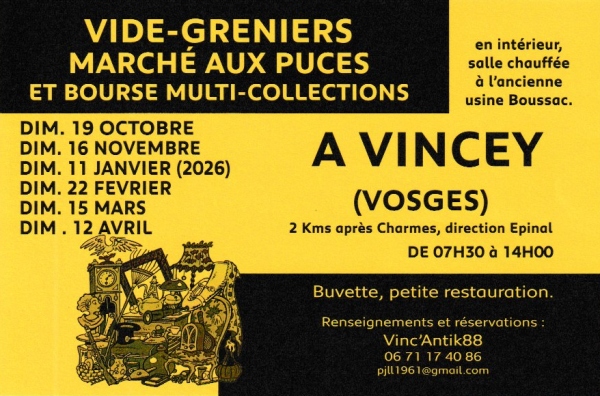 15emeVide grenier - Vincey