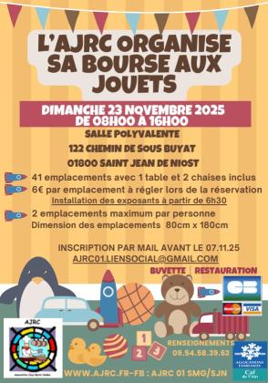 Bourse aux jouets - Saint-Jean-de-Niost