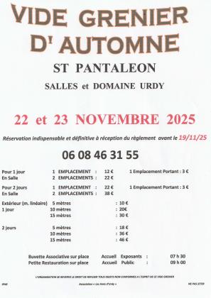 Vide-greniers - Saint-Pantaléon-les-Vignes
