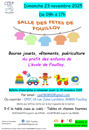Bourse aux jouets - Fouilloy