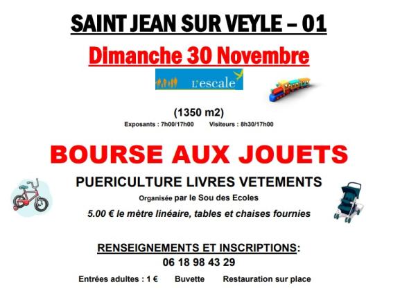 Bourse aux jouets - Saint-Jean-sur-Veyle