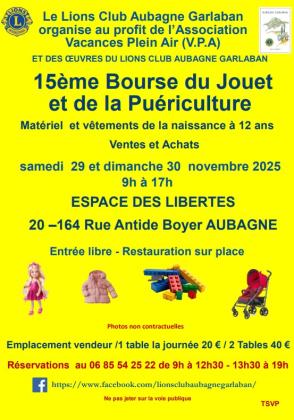 Bourse aux jouets, puériculture - Aubagne