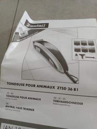 Tondeuse pour animaux chats et chiens